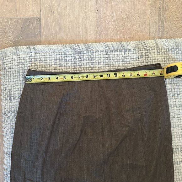 Ann Taylor Brown pencil skirt - Picture 6 of 7